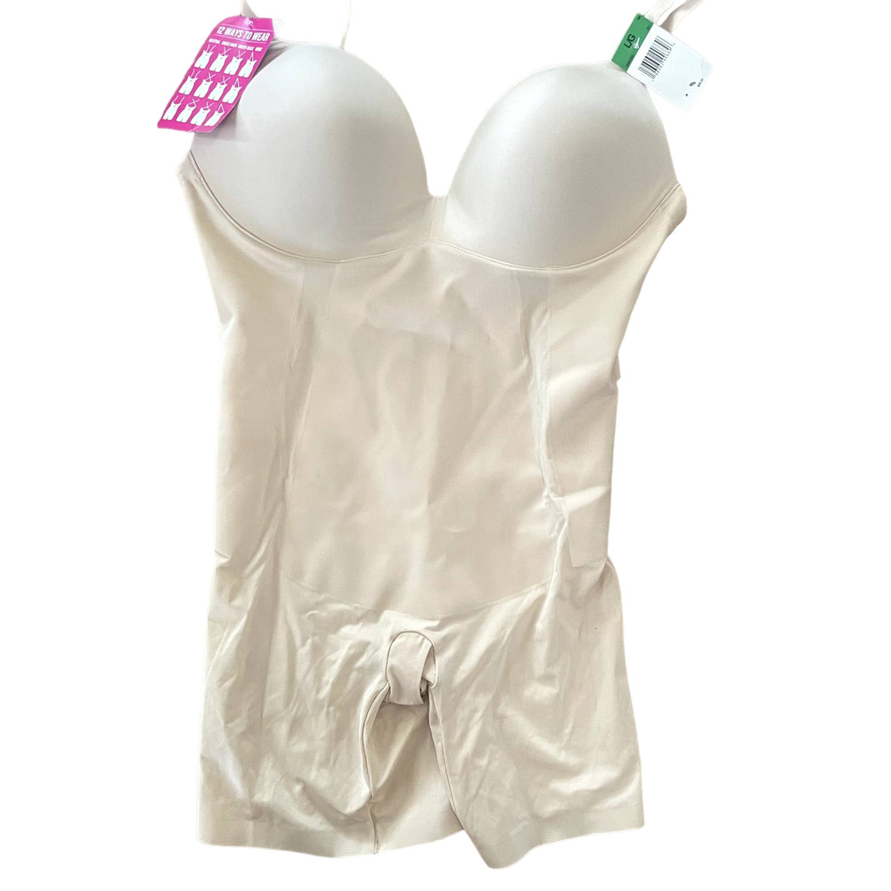 Maidenform All-in-One Body Shaper with Built in Bra, Firm Control size L